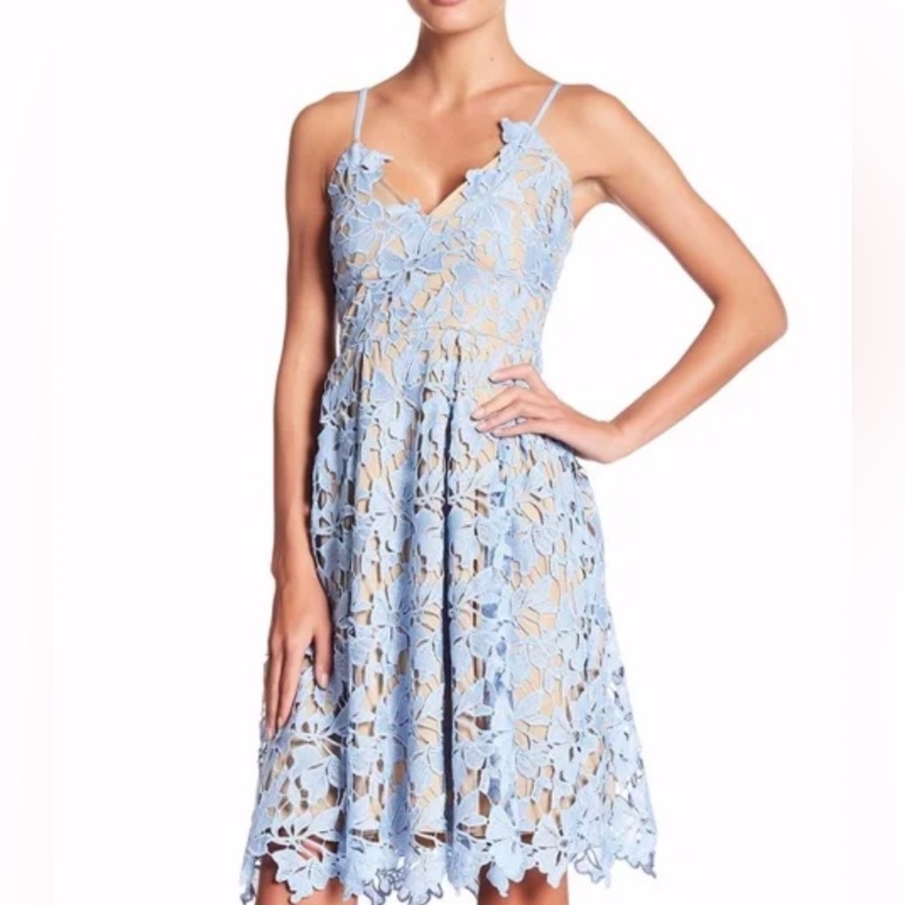 Light Blue Lace Dress